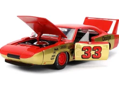 1969 Dodge Charger Daytona #33 Red and Gold Metallic with Graphics