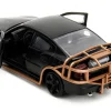 2006 Dodge Charger Matt Black with Outer Cage Fast & Furious Series 1/32 Diecast Model Car Jada 33374