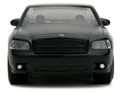2006 Dodge Charger Matt Black with Outer Cage Fast & Furious Series 1/32 Diecast Model Car Jada 33374