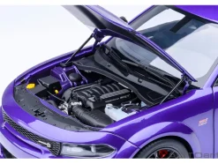 Dodge Charger Scat Pack Widebody Plum Crazy Purple Metallic 1/18 Model Car by Autoart