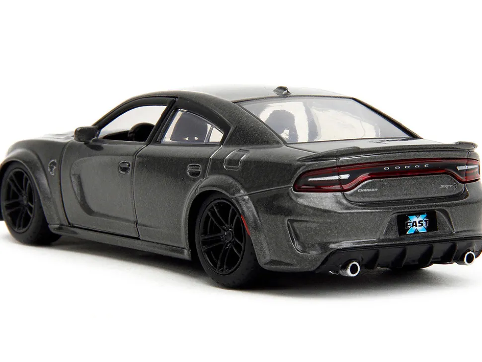 2021 Dodge Charger SRT Hellcat Gray Metallic Fast X 2023 Movie Fast & Furious Series 1/32 Diecast Model Car Jada 34473