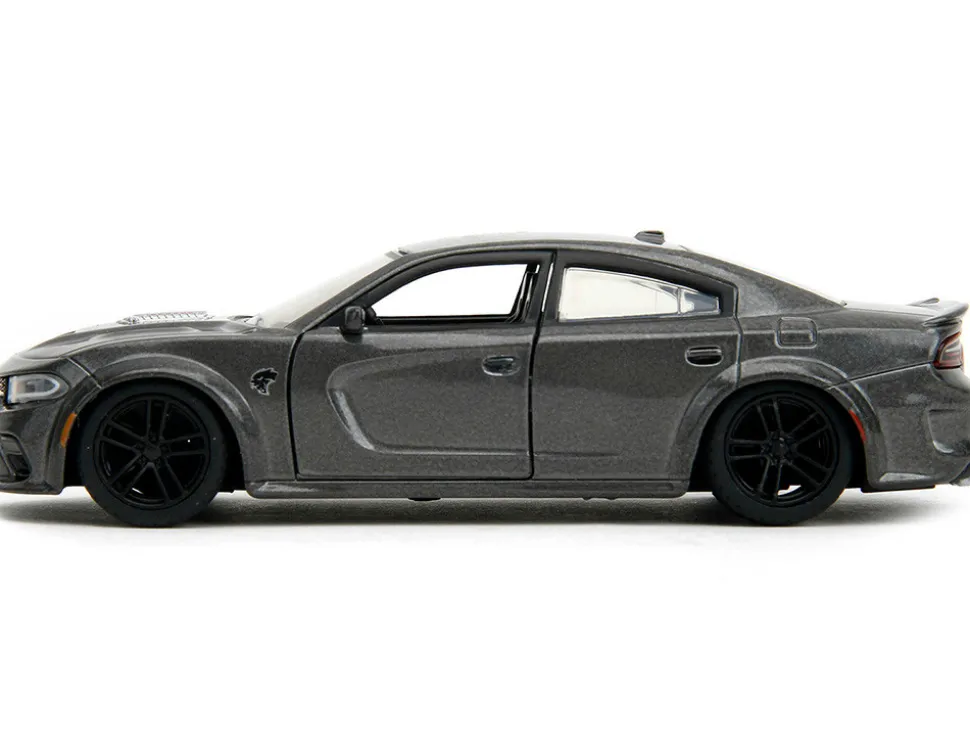 2021 Dodge Charger SRT Hellcat Gray Metallic Fast X 2023 Movie Fast & Furious Series 1/32 Diecast Model Car Jada 34473