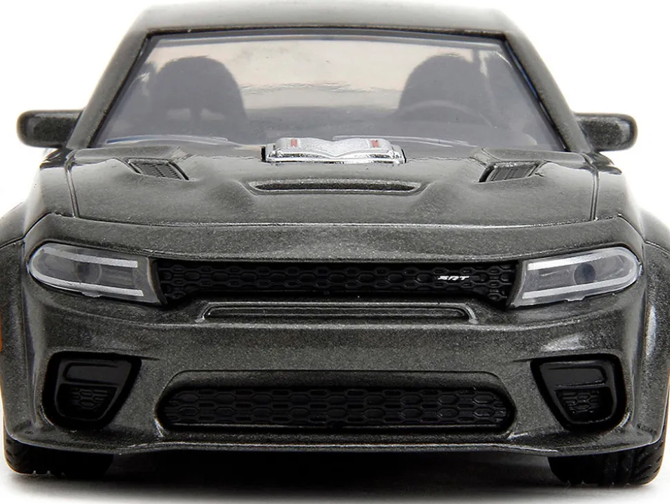 2021 Dodge Charger SRT Hellcat Gray Metallic Fast X 2023 Movie Fast & Furious Series 1/32 Diecast Model Car Jada 34473