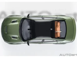 Dodge Charger SRT Hellcat Redeye F8 Green Metallic with Matt Black Top 1/18 Model Car by Autoart