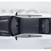 Dodge Charger SRT Hellcat Redeye Knuckle White with Matt Black Hood and Top 1/18 Model Car by Autoart