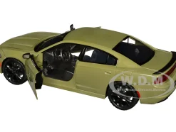 2023 Dodge Charger SXT Green Metallic Timeless Legends Series 1/24 Diecast Model Car Motormax 79387GRN