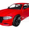 2023 Dodge Charger SXT Red Metallic "Timeless Legends" Series 1/24 Diecast Model Car by Motormax