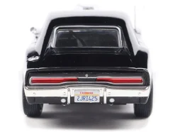 1970 Dodge Charger with Blown Engine Black 1/43 Diecast Model by IXO Models