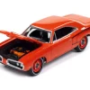 1970 Dodge Coronet Super Bee "Mr. Norm's" Hemi Orange with Black Stripes "Muscle Cars USA" Series 1/64 Diecast Model Car by Johnny Lightning