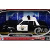 1986 Dodge Diplomat Police Car "California Highway Patrol" Black and White "Law Enforcement and Public Service" Series 1/24 Diecast Model Car by Motormax