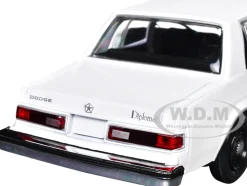 1986 Dodge Diplomat Police Car Unmarked White 