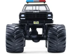 1983 Dodge Ram W350 Monster Truck "Florida Highway Patrol" Black with Cream Top and Stripes "Kings of Crunch - Hot Pursuit" Special Edition 1/64 Diecast Model Car by Greenlight
