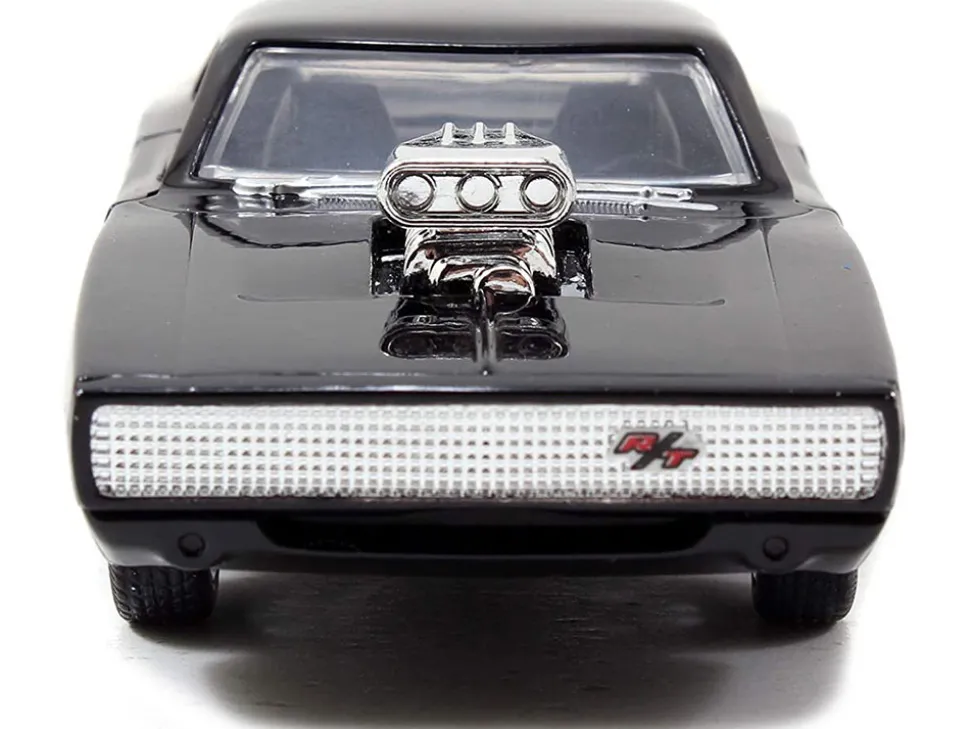 Dom's Dodge Charger R/T Black Fast & Furious 7 2015 Movie 1/32 Diecast Model Car Jada 97042