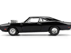 Dom's 1970 Dodge Charger R/T Black "F9" (2021) Movie "Fast & Furious" Series 1/24 Diecast Model Car by Jada