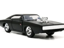 Dom's Dodge Charger R/T Matt Black Fast & Furious Movie 1/32 Diecast Model Car Jada 97214