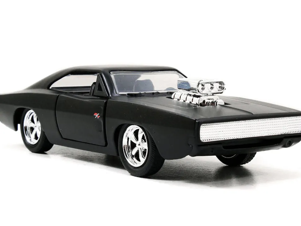 Dom's Dodge Charger R/T Matt Black Fast & Furious Movie 1/32 Diecast Model Car Jada 97214