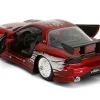Dom's Mazda RX-7 Candy Red with Graphics "The Fast and the Furious" (2001) Movie "25 Years of Fast & Furious" Series 1/32 Diecast Model Car by Jada