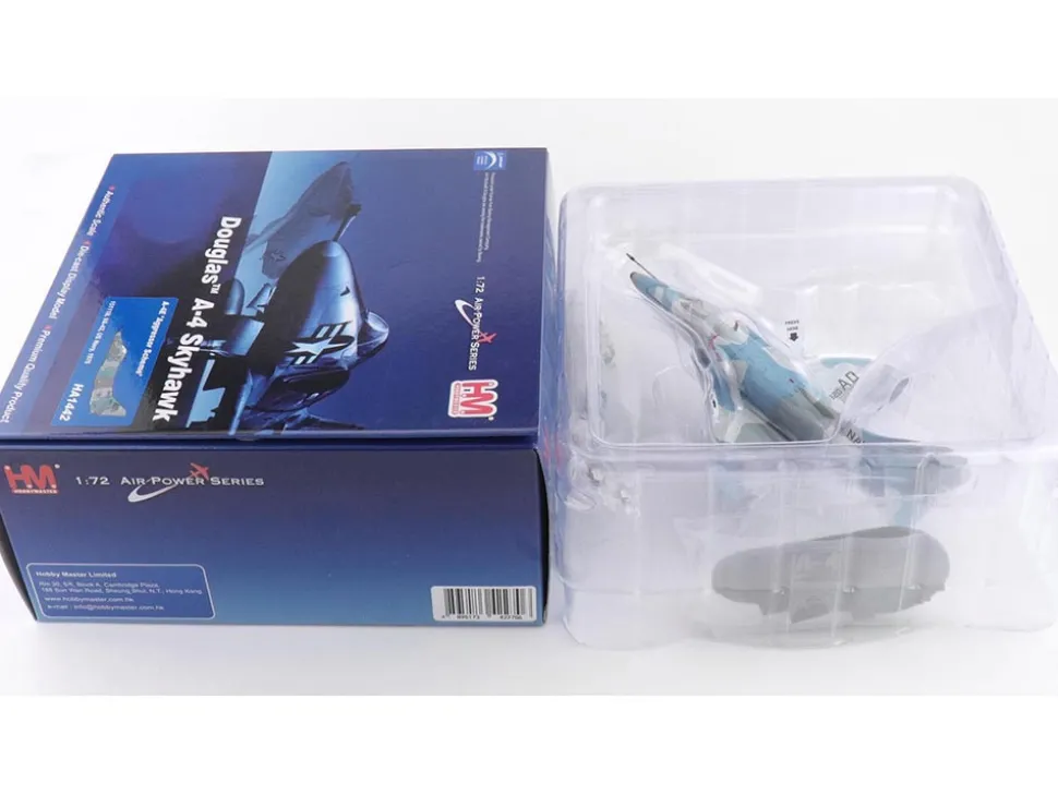 Douglas A-4E Skyhawk Aircraft "151118, Aggressor Scheme, VA-43" (1975) United States Navy "Air Power Series" 1/72 Diecast Model by Hobby Master