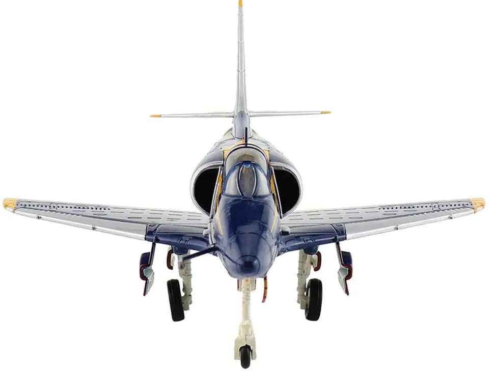 Douglas A-4F Skyhawk Aircraft "Blue Angels, Tokushima Airbase, Dr. Nakanishi, #8" (2008) United States Navy "Air Power Series" 1/72 Diecast Model by Hobby Master