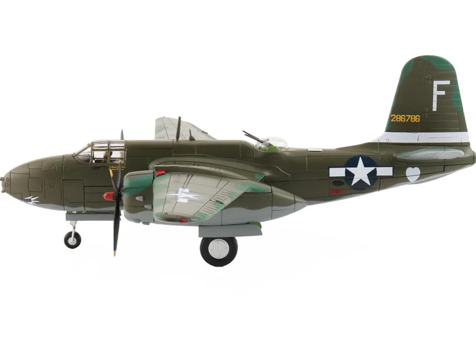 Douglas A-20G Havoc Aircraft "42-86786, Hell'N Pelican II, 388th Bomb Squadron, Gusap Airfield" (1944) United States Army Air Forces "Air Power Series" 1/72 Diecast Model by Hobby Master