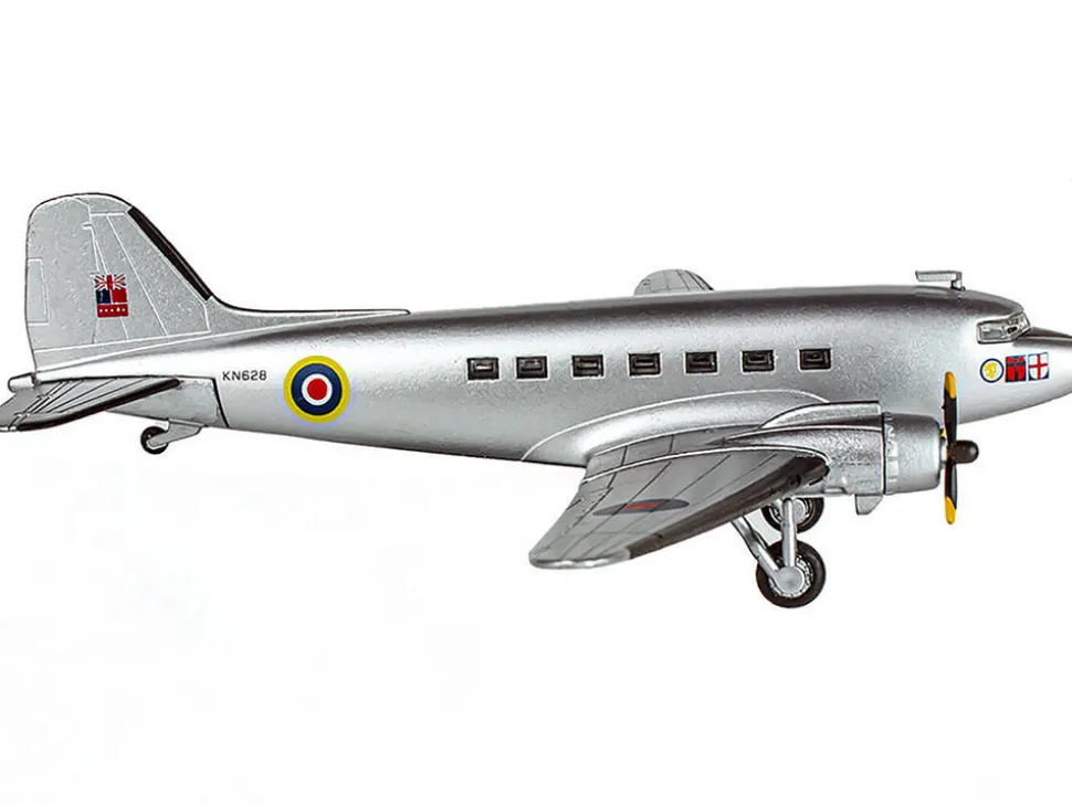 Douglas C-47 Dakota Transport Aircraft "Field Marshal Montgomery, No. 24 Squadron" Royal Air Force (1945) "Planes of World War II" Series 1/144 Diecast Model Airplane by Luppa