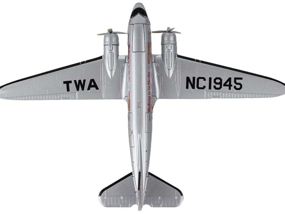 Douglas DC 3 Passenger Aircraft Trans World Airlines Victory is in the Air 1/144 Diecast Model Airplane Postage Stamp PS5559-4