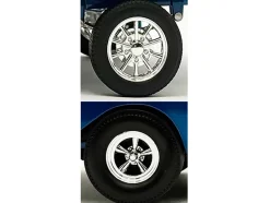 Drag Wheel and Tire Set of 4 pieces from "1957 Chevrolet 150 Gasser 'High Roller'" for 1/18 Scale Models by ACME