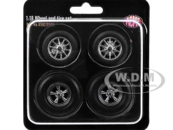Drag Wheel and Tire Set of 4 pieces from