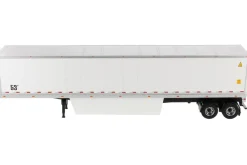 53' Dry Cargo Van Trailer White Transport Series 1/50 Diecast Model Diecast Masters 91021