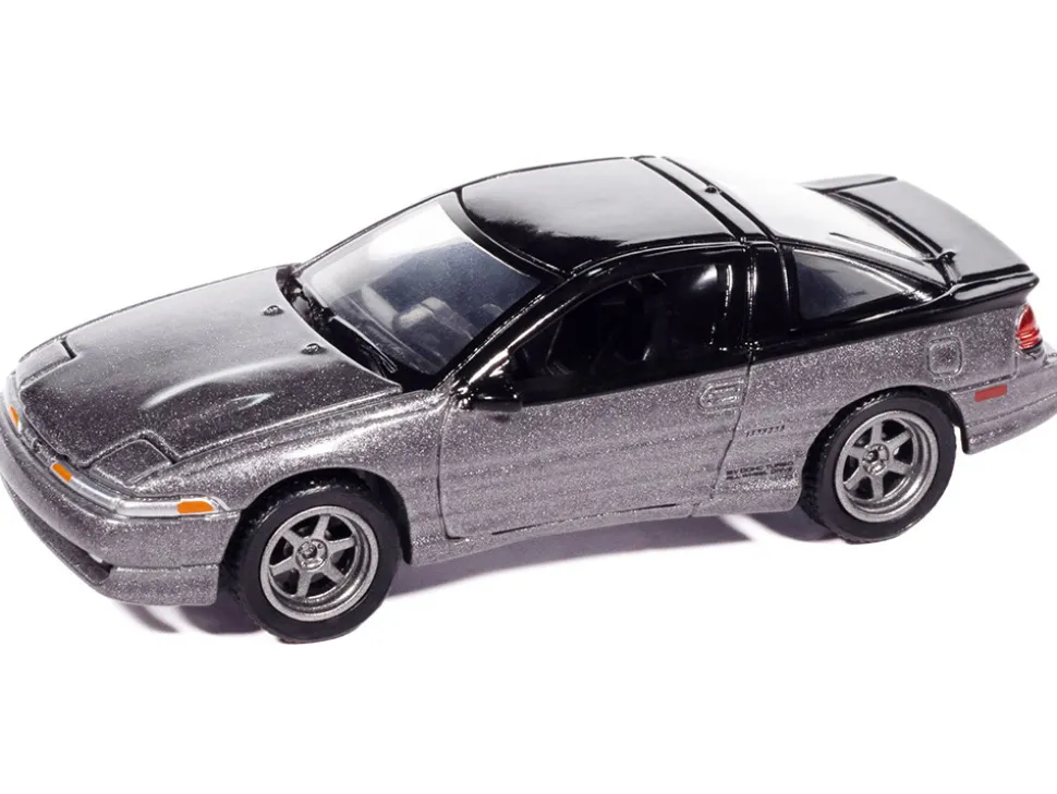1991 Eagle Talon TSi Medium Quartz Metallic with Black Top "Modern Muscle" Series 1/64 Diecast Model Car by Auto World