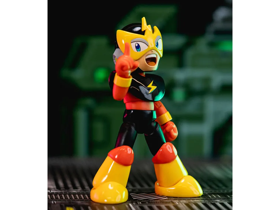 Elec Man 4.5" Moveable Figure with Accessories and Alternate Head and Hands "Mega Man" (1987) Video Game Model by Jada