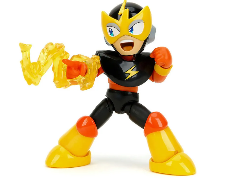 Elec Man 4.5" Moveable Figure with Accessories and Alternate Head and Hands "Mega Man" (1987) Video Game Model by Jada