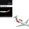 Embraer ERJ-145 Commercial Aircraft "Mexicana de Aviacion" (XA-MBR) White with Green Stripes and Tail "Gemini 200" Series 1/200 Diecast Model Airplane by GeminiJets