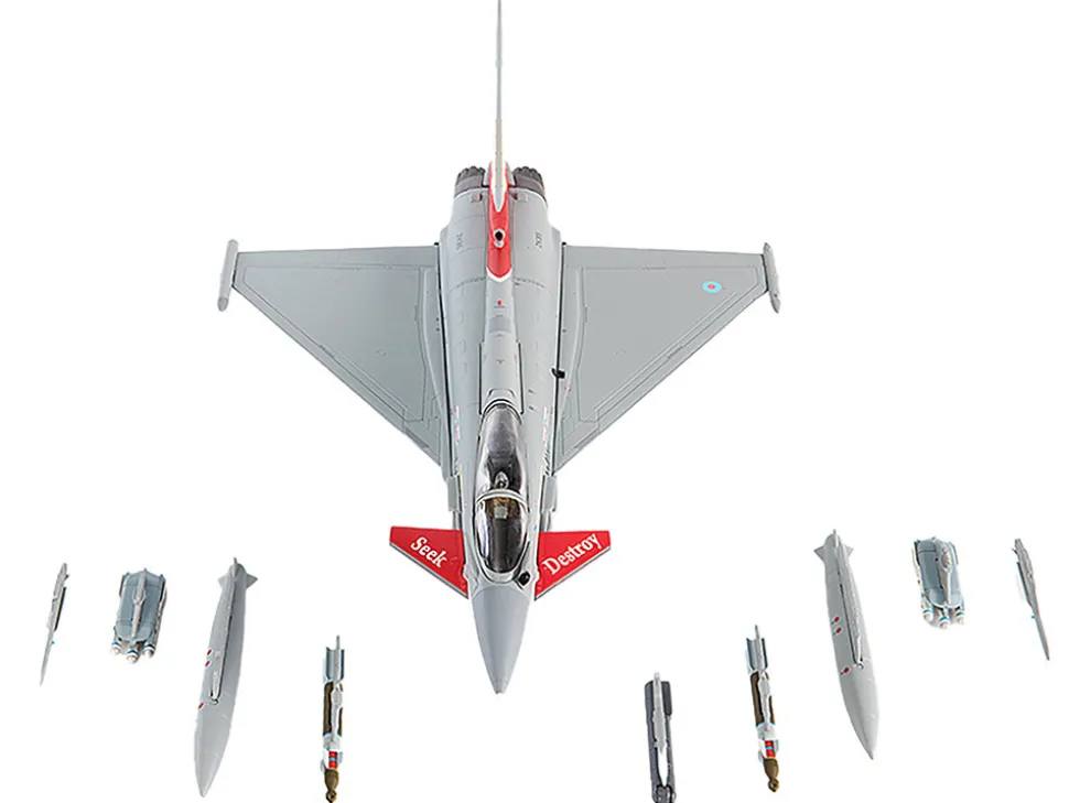 Eurofighter Typhoon FGR4 EF-2000 Aircraft "No.41(R) Squadron, 100th Anniversary" (2016) British Royal Air Force 1/72 Diecast Model by JC Wings
