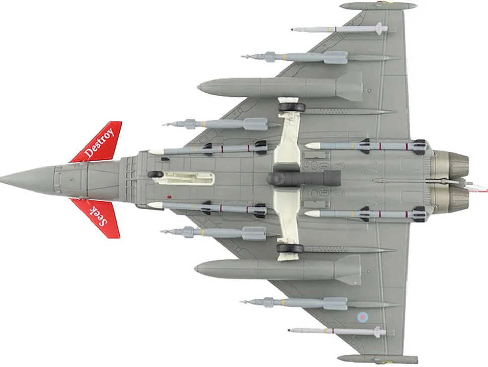 Eurofighter Typhoon Fighter Aircraft "ZK315, 41 Squadron, RAF Coningsby" (2015) Royal Air Force "Air Power Series" 1/72 Diecast Model by Hobby Master