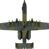 Fairchild Republic A 10A Thunderbolt II Warthog Aircraft Flying Tigers First American Volunteer Group of the Republic of China Air Force 1/140 Diecast Model Airplane Postage Stamp PS5375-4