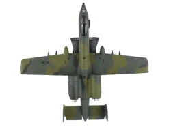 Fairchild Republic A 10A Thunderbolt II Warthog Aircraft Flying Tigers First American Volunteer Group of the Republic of China Air Force 1/140 Diecast Model Airplane Postage Stamp PS5375-4