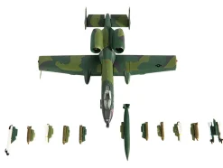 Fairchild Republic A-10 Thunderbolt II Attack Aircraft "23rd Tactical Fighter Wing, 706th Fighter Squadron, Operation Desert Storm" (1991) United States Air Force 1/144 Diecast Model by JC Wings