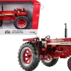 Farmall 656 Narrow Front Tractor "Happy Birthday" Red Metallic "Case IH Agriculture" Series 1/16 Diecast Model by ERTL TOMY