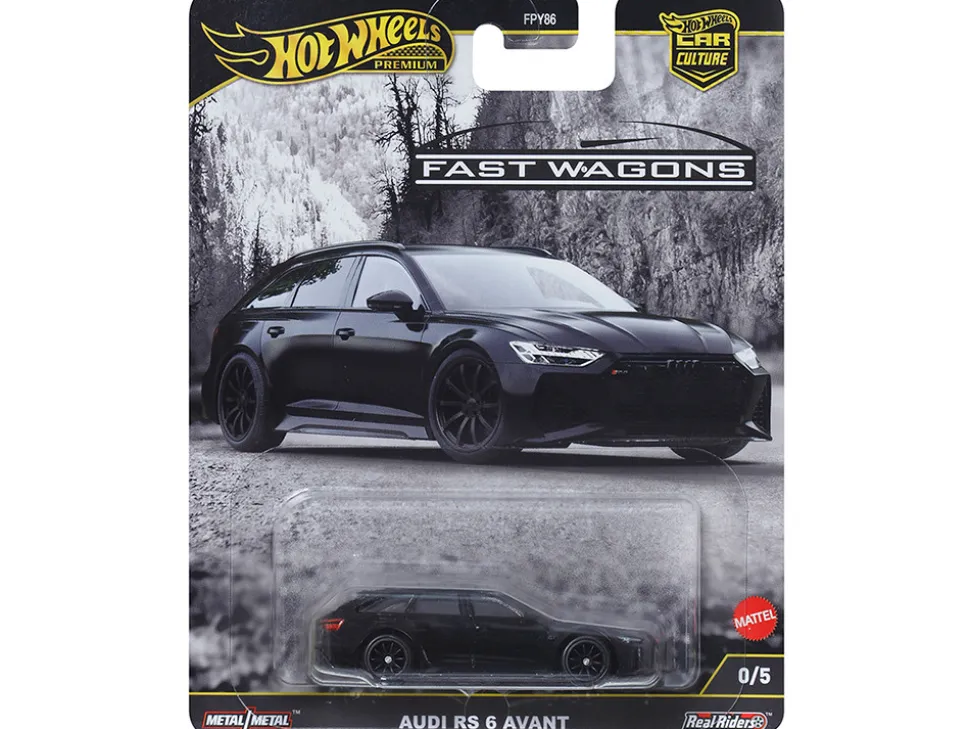 Fast Wagons 5 piece Set "Car Culture" 2024 Series J Diecast Model Cars by Hot Wheels