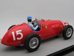 Ferrari 500 #15 Alberto Ascari Winner Formula Two F2 England GP 1952 with Driver Figure Mythos Series Limited Edition to 70 pieces Worldwide 1/18 Model Car Tecnomodel TMD18-66B