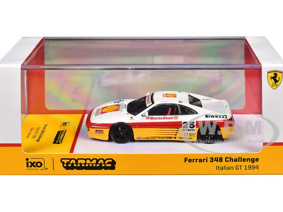 Ferrari 348 Challenge #25 Oscar Larrauri "Italian GT Championship" (1994) "Hobby64" Series 1/64 Diecast Model by Tarmac Works