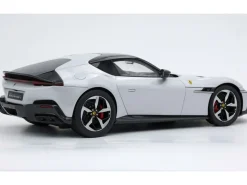 Ferrari 12Cilindri Bianco Artico (Artic White) with Black Top with DISPLAY CASE Limited Edition to 48 pieces Worldwide 1/18 Model Car by BBR