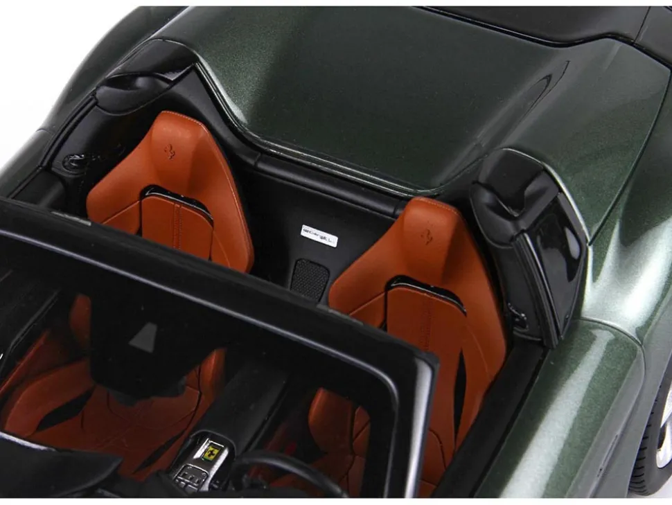 Ferrari 12Cilindri Spider Tuscany Green Metallic Limited Edition to 112 pieces Worldwide 1/18 Model Car by BBR