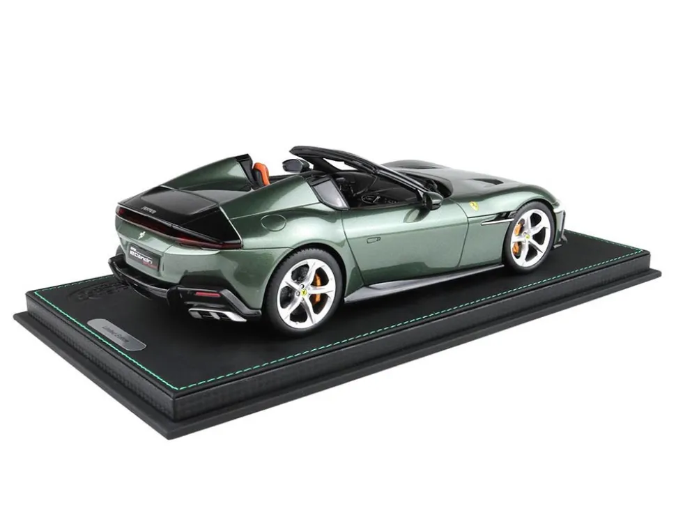 Ferrari 12Cilindri Spider Tuscany Green Metallic Limited Edition to 112 pieces Worldwide 1/18 Model Car by BBR