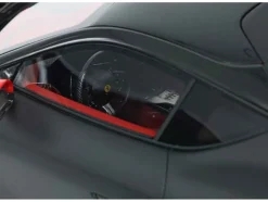 Ferrari 12Cilindri with Panoramic Roof Matt Black with DISPLAY CASE Limited Edition to 48 pieces Worldwide 1/18 Model Car by BBR
