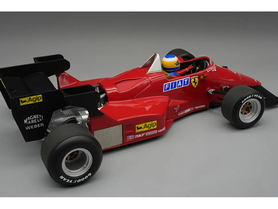 Ferrari 126 C4-M2 Michele Alboreto Formula One F1 World Championship "Presentation Version" (1984) with Driver "Mythos Series" Limited Edition to 40 pieces Worldwide 1/18 Model Car by Tecnomodel
