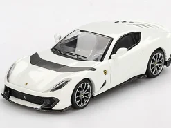 Ferrari 812 Competizione Bianco Avus White 1/64 Diecast Model Car by BBR