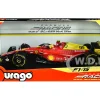 Ferrari F1 75 55 Carlos Sainz Giallo Modena Formula One F1 Italian GP 2022 Formula Racing Series 1/18 Diecast Model Car Bburago 16811CSMZ