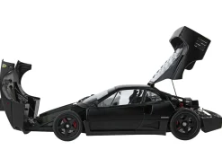 Ferrari F40 Matt Black with Matt Black Wheels with DISPLAY CASE Limited Edition to 102 pieces Worldwide 1/18 Diecast Model Car by BBR and Kyosho